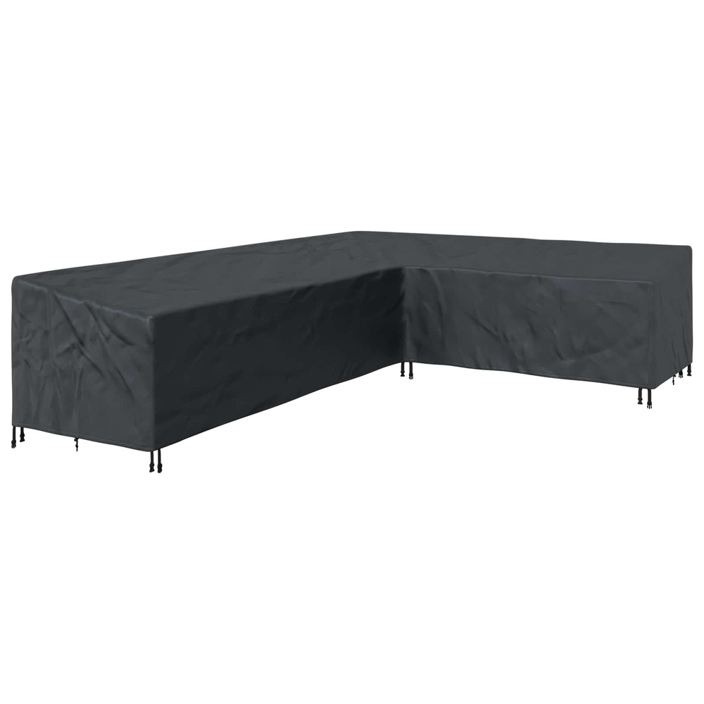Housse pour meubles noir 355 x 275 x 80 cm tissu oxford 420d