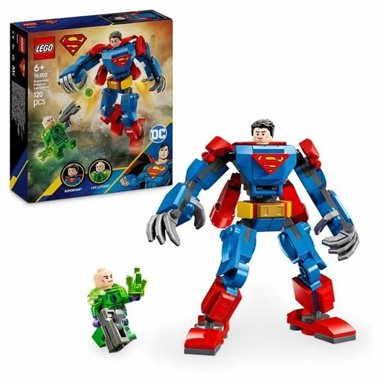 Lego le robot de superman contre lex luthor