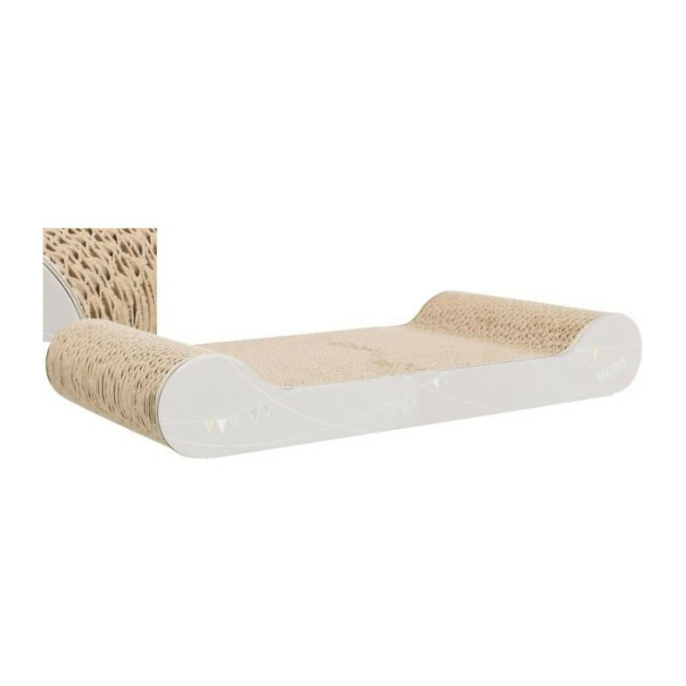 Junior plateau griffoir - trixie - 38 x 6 x 18 cm - gris clair