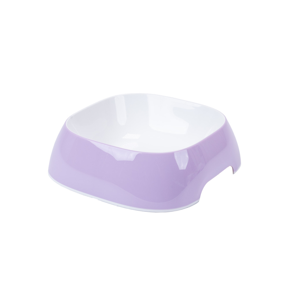 Ferplast gamelle pour chien glam - gamelle en plastique élégante pour l'eau et la nourriture du chien, antidérapante, facile à