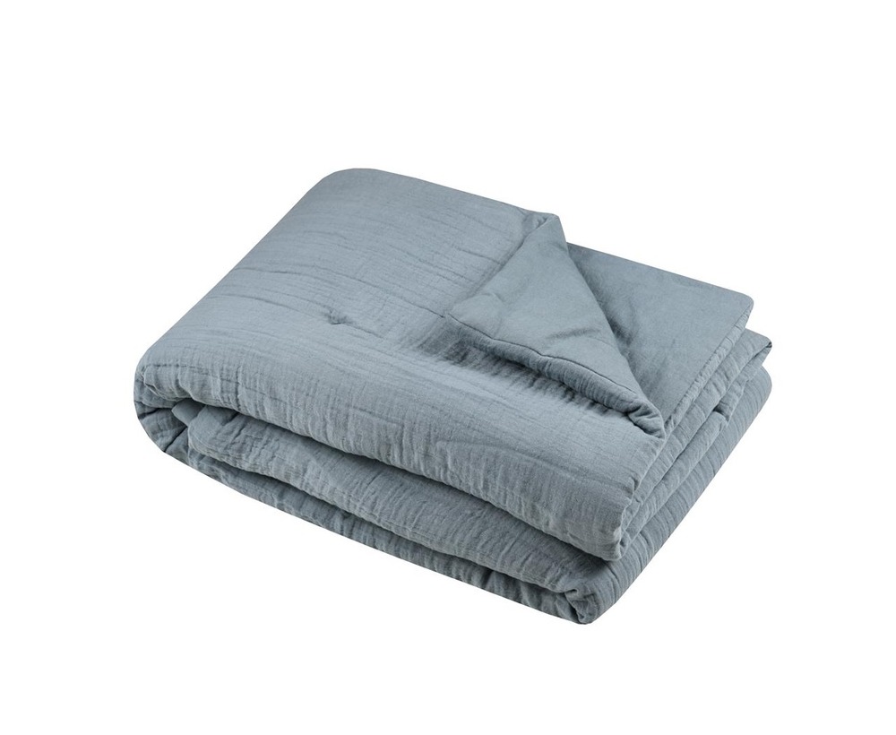 Plaid ou edredon en gaze de coton pop color