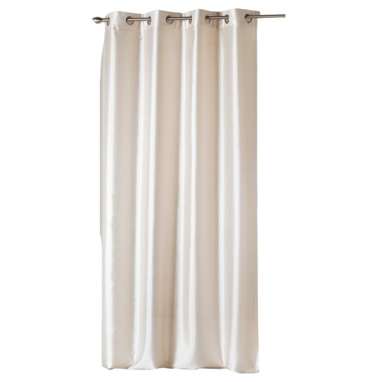 Rideau a oeillets tissu shantung shana