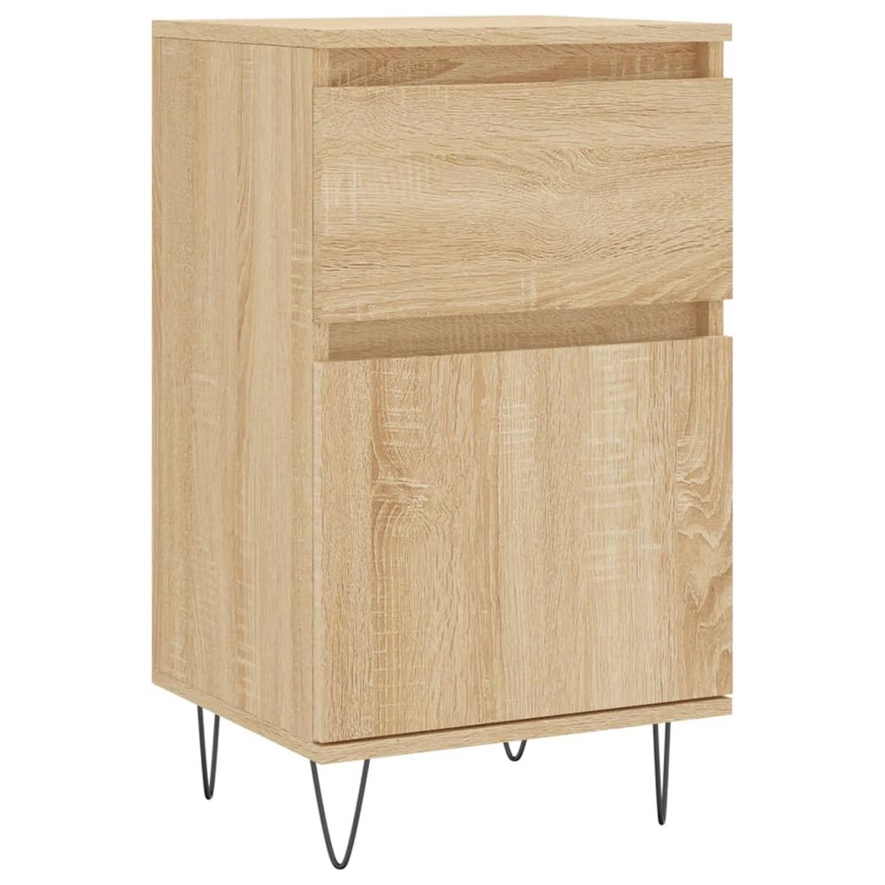 Buffet bahut commode armoire meuble de rangement organisateur cuisine salle de séjour salon sonoma 40 x 35 x 70 cm bois d'ing