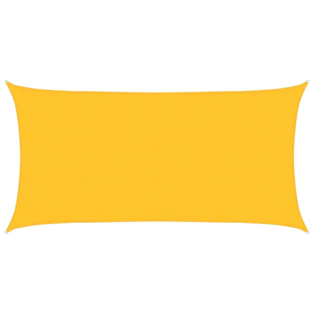Voile d'ombrage 160 g/m² jaune 3x6 m pehd