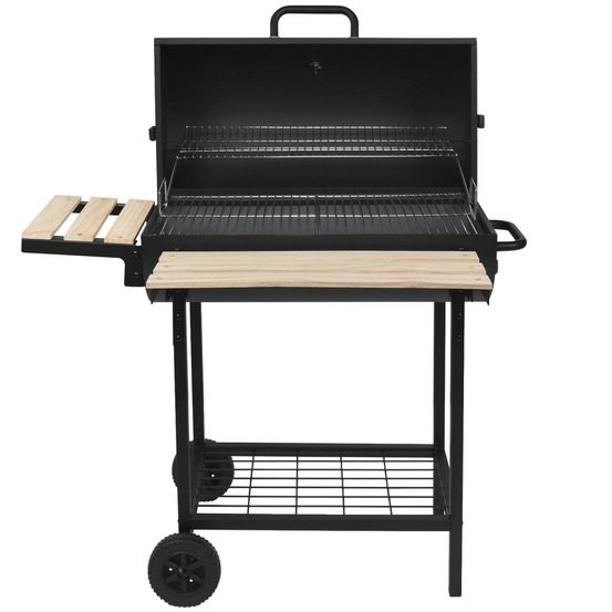 Barbecue à charbon 76x33.5cm avec chariot - smoker one xl