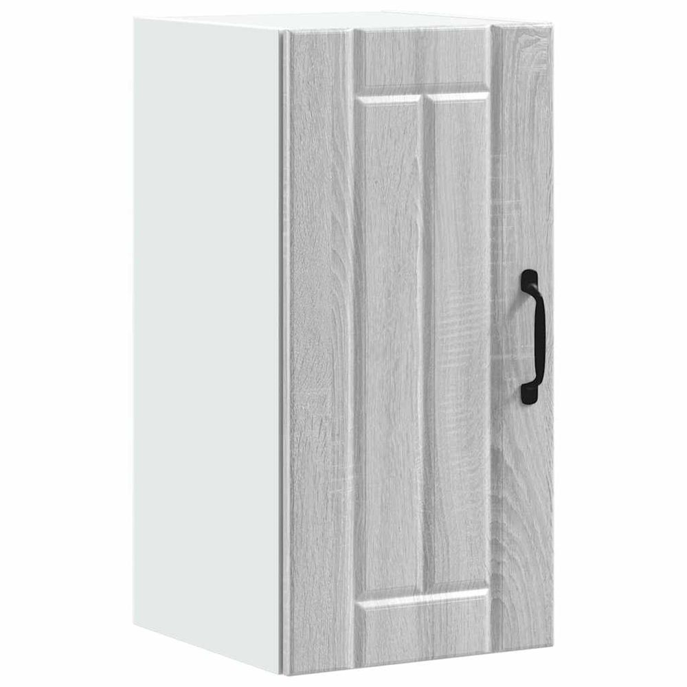 Armoire murale de cuisine lucca sonoma gris bois ingénierie