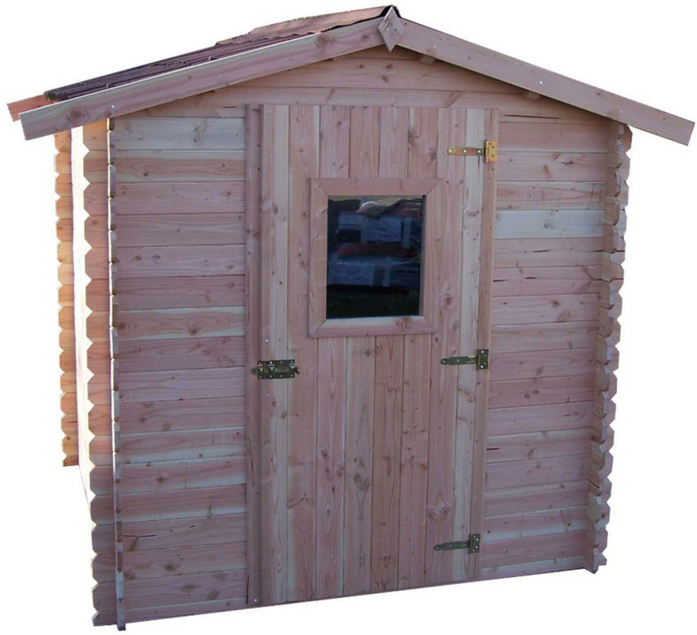 Abri de jardin 4.28m² bois naturel - du2020.02n