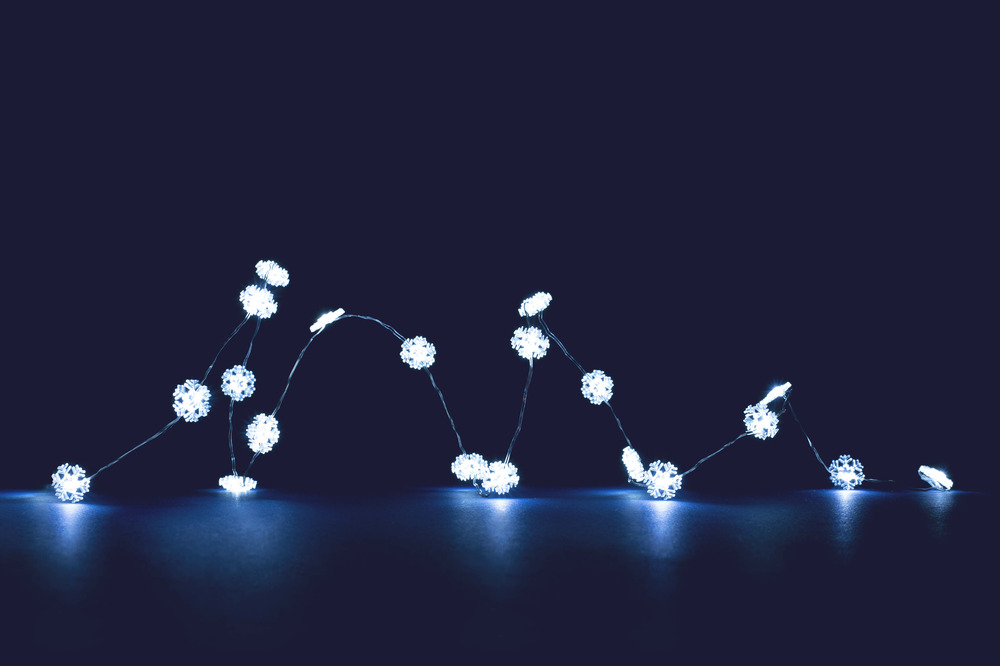 Gld solaire micro led décor flocon