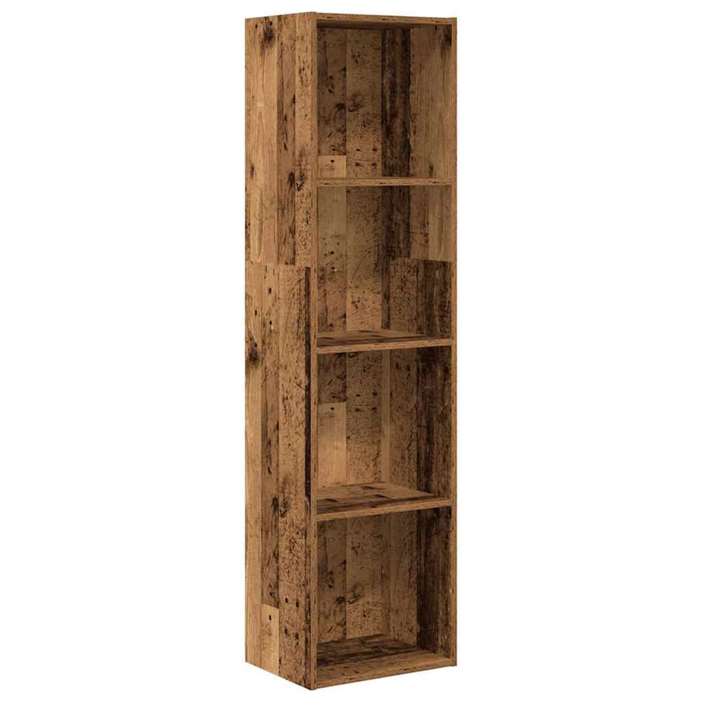 Bibliothèque vieux bois 40x30x152 cm bois d'ingénierie