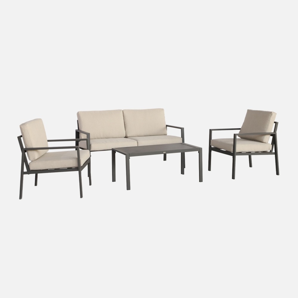 Salon de jardin aluminium 4 places - onara