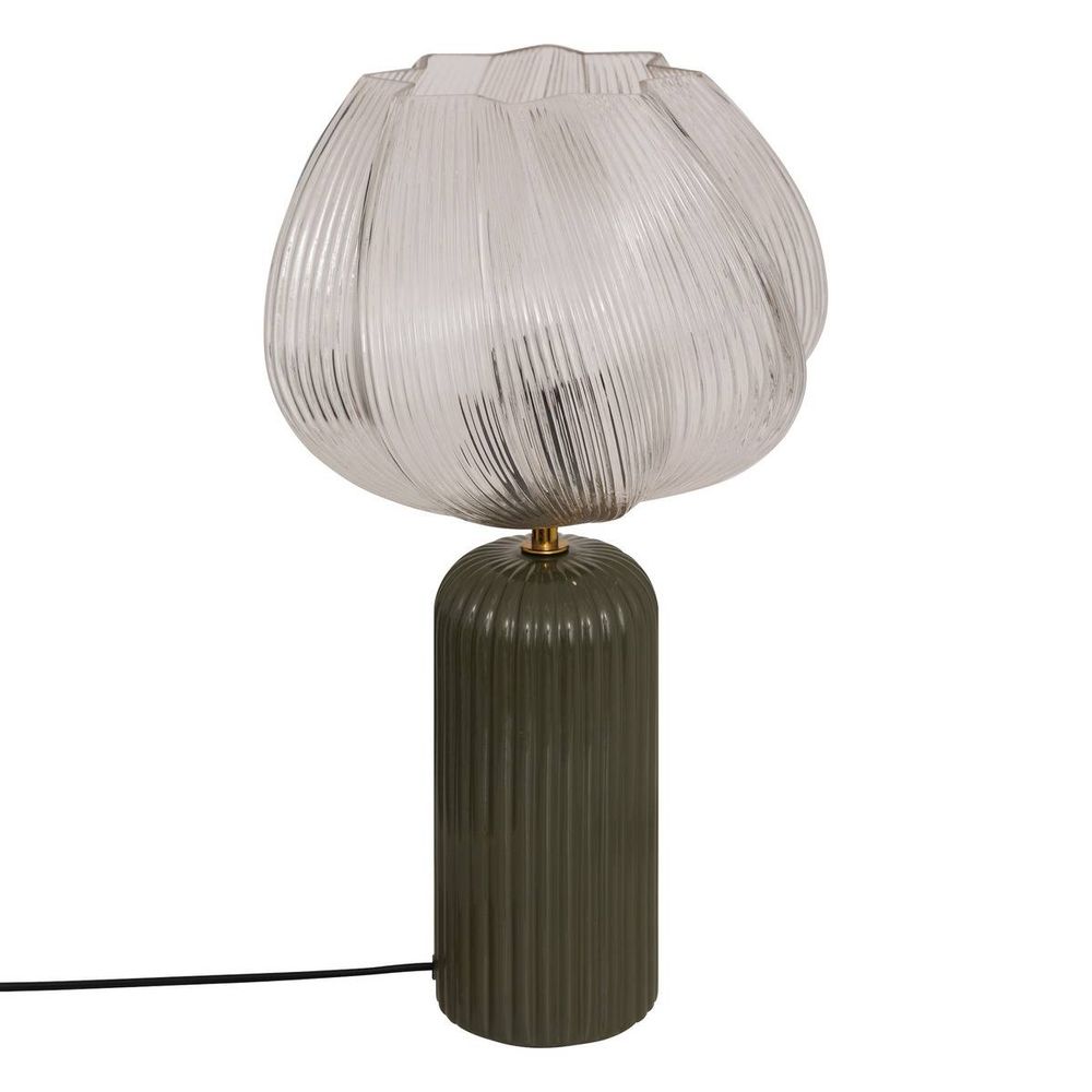 Lampe à poser phylas vert kaki h45,5cm