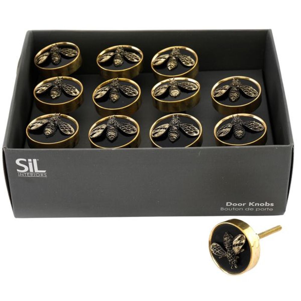 Boutons de meuble abeille (lot de 12)