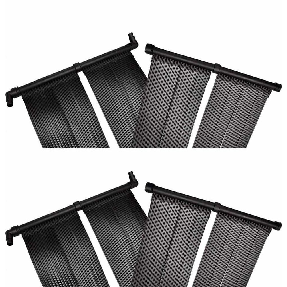 Panneaux solaires de chauffage de piscine 4 pcs 80x620 cm