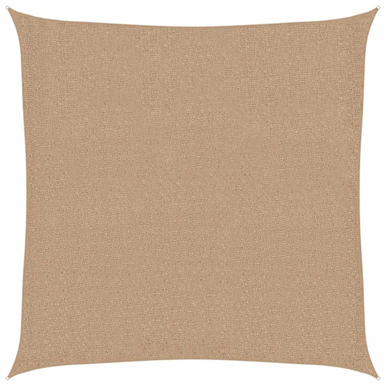 Voile d'ombrage 160 g/m² taupe 5x5 m pehd