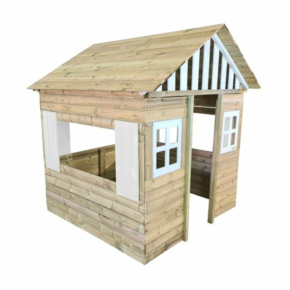 Maison d'enfant en bois masgames lollipop xxl horeca blanc