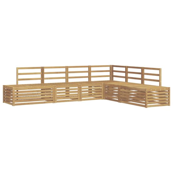 Ensemble de canapés d'extérieur 6 pièce blanc