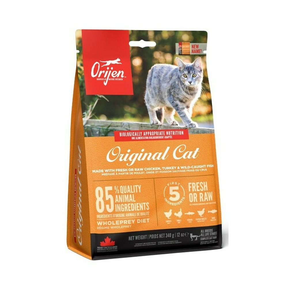 Aliments pour chat orijen original cat poulet dinde 340 g