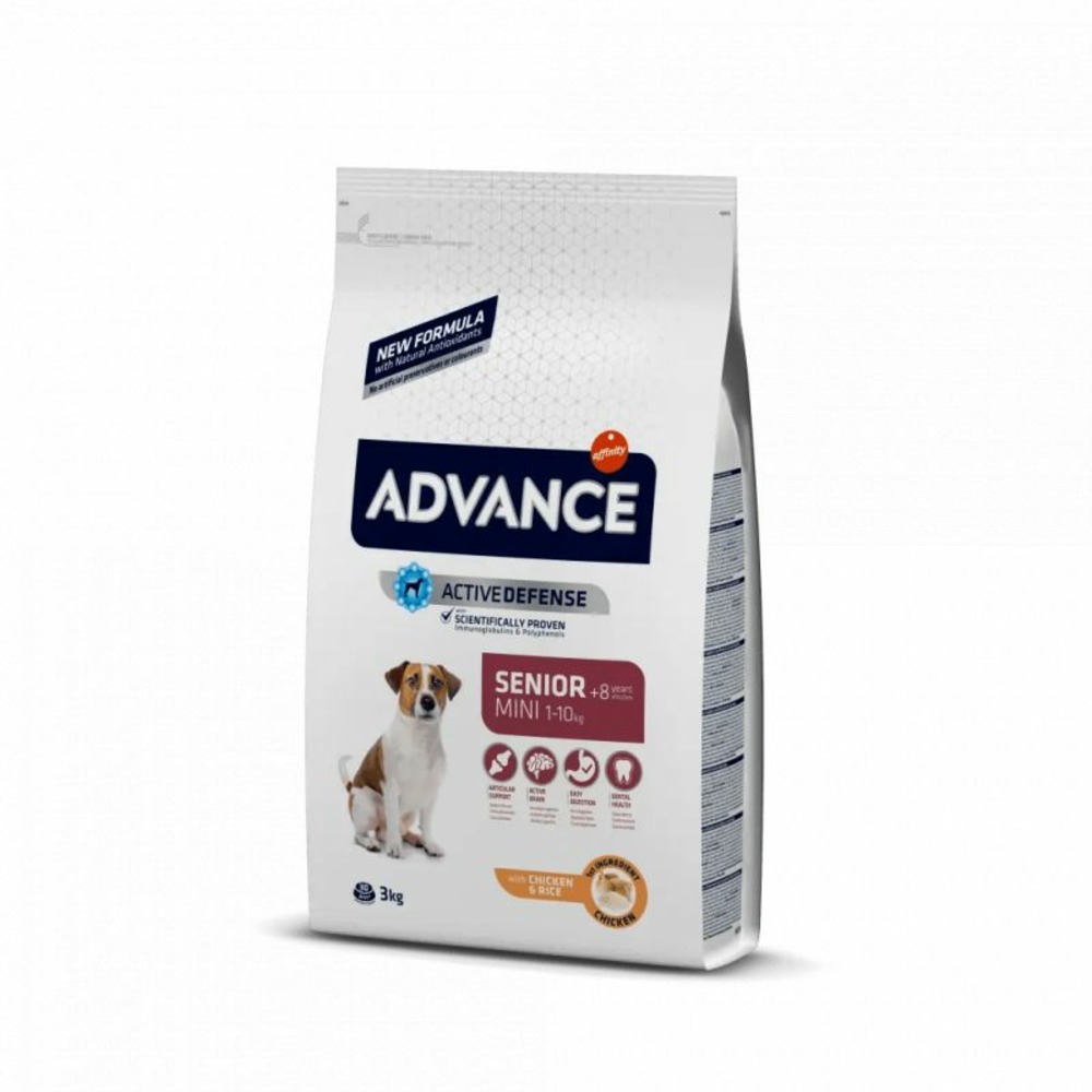 Croquettes chien senior mini - advance 3 kg