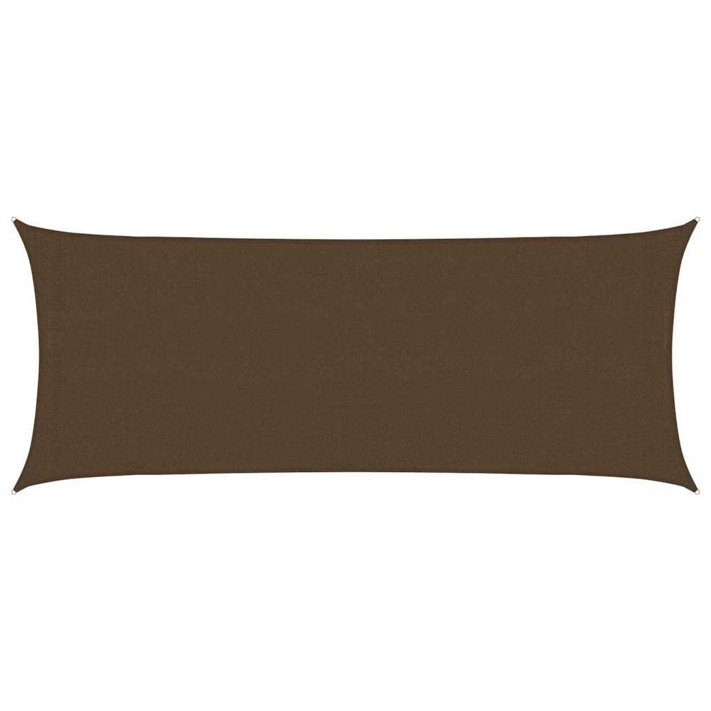 Voile d'ombrage 160 g/m² marron 2x5 m pehd
