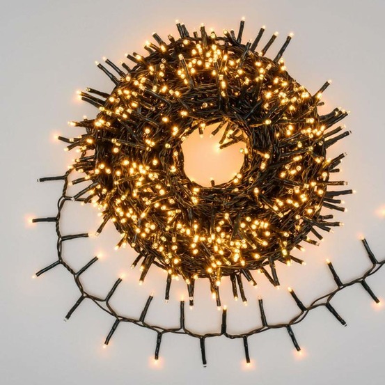 Guirlande mini-boa 20m ø6cm 1000 led blanc chaud multi-flash diamond lotti