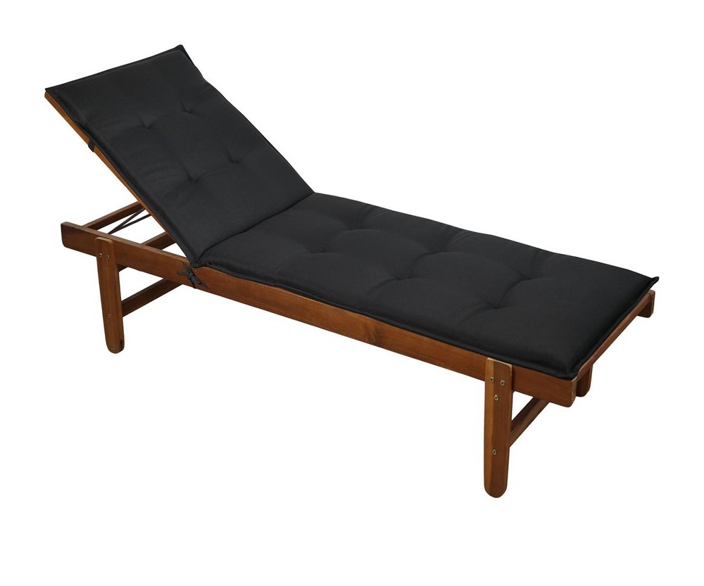 Coussin de sol ou bain de soleil collection carbone noir