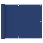 Écran de balcon bleu 75x400 cm tissu oxford