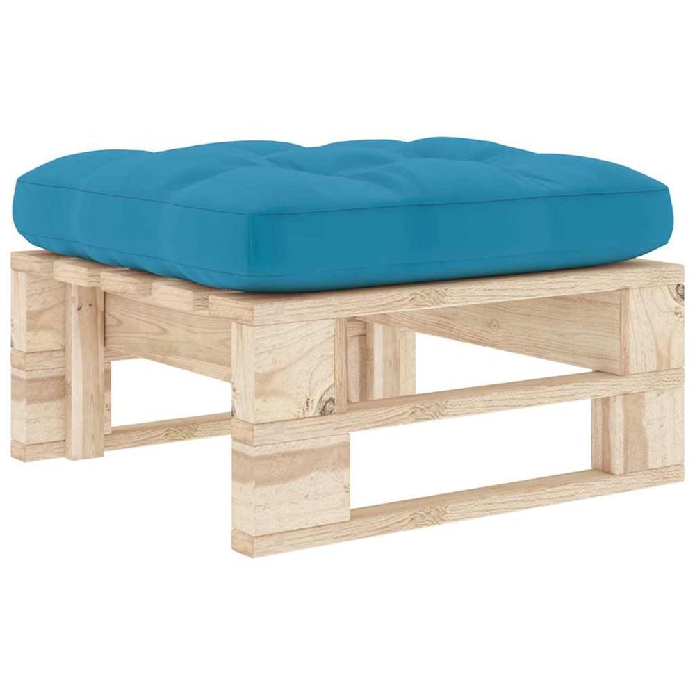 Pouf palette de jardin bois de pin imprégné