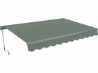 Store banne en aluminium "ombra" - 3 x 2 m - gris foncé