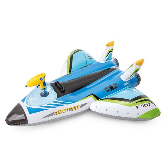 Avion gonflable intex + pistolet à eau
