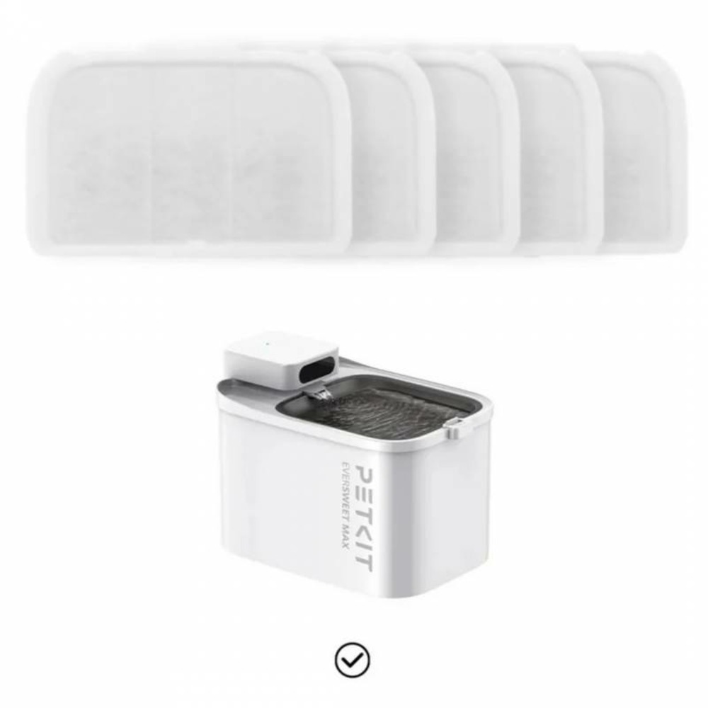 Filtres pour fontaine à eau pour chat et chien, 5 pièces à utiliser sur les modèles eversweet max