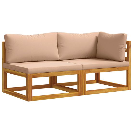 Ensemble de canapés modulables avec coussins 2 pc 2 place