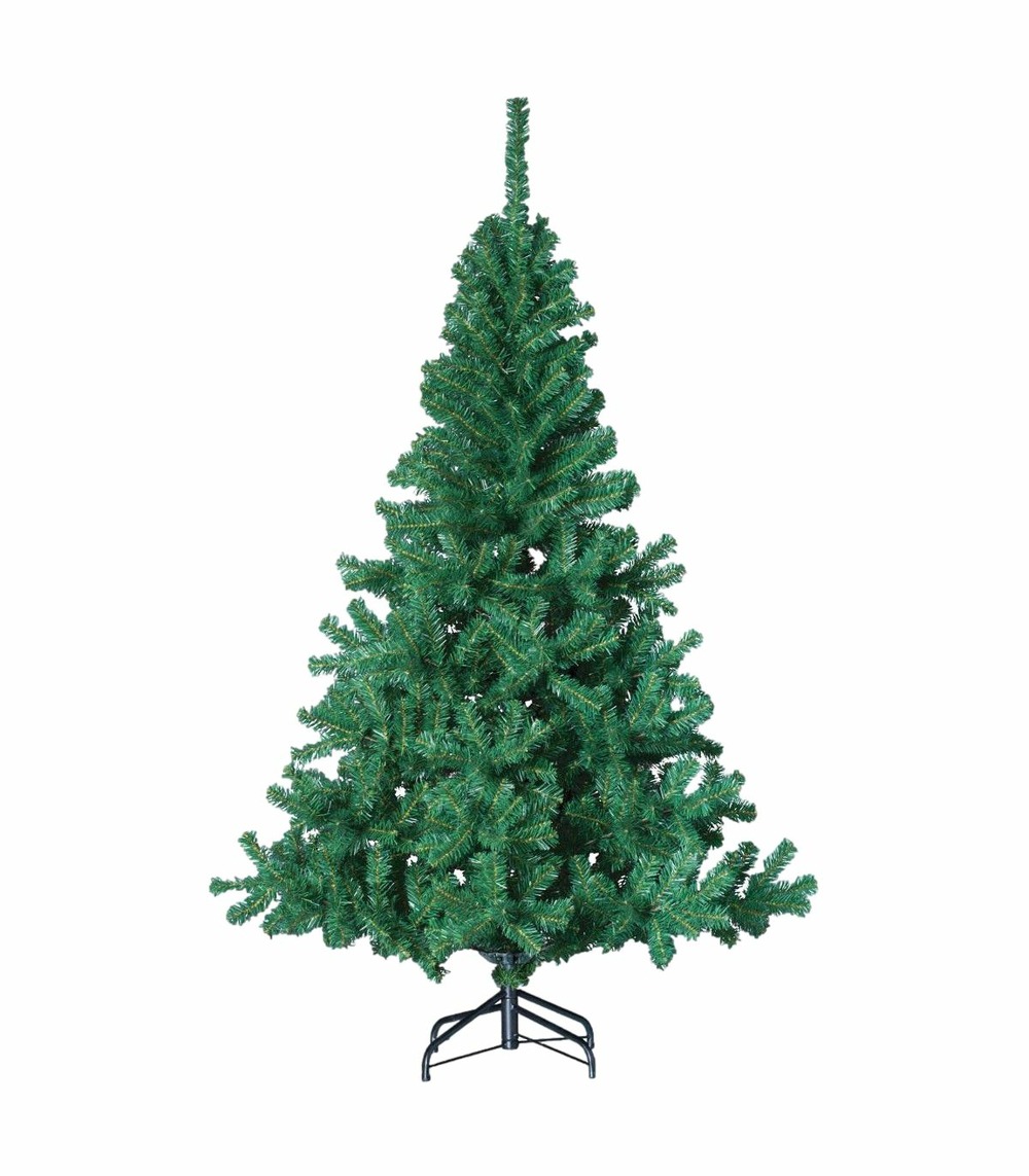 Sapin de noël artificiel vert 2 tons h 210 cm