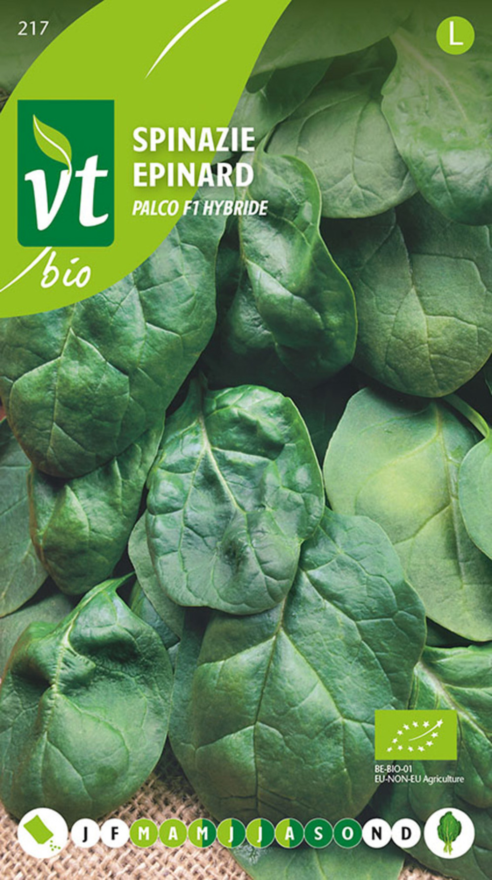 Bio epinard palco f1 hybride - ca. 10 gr (livraison gratuite)