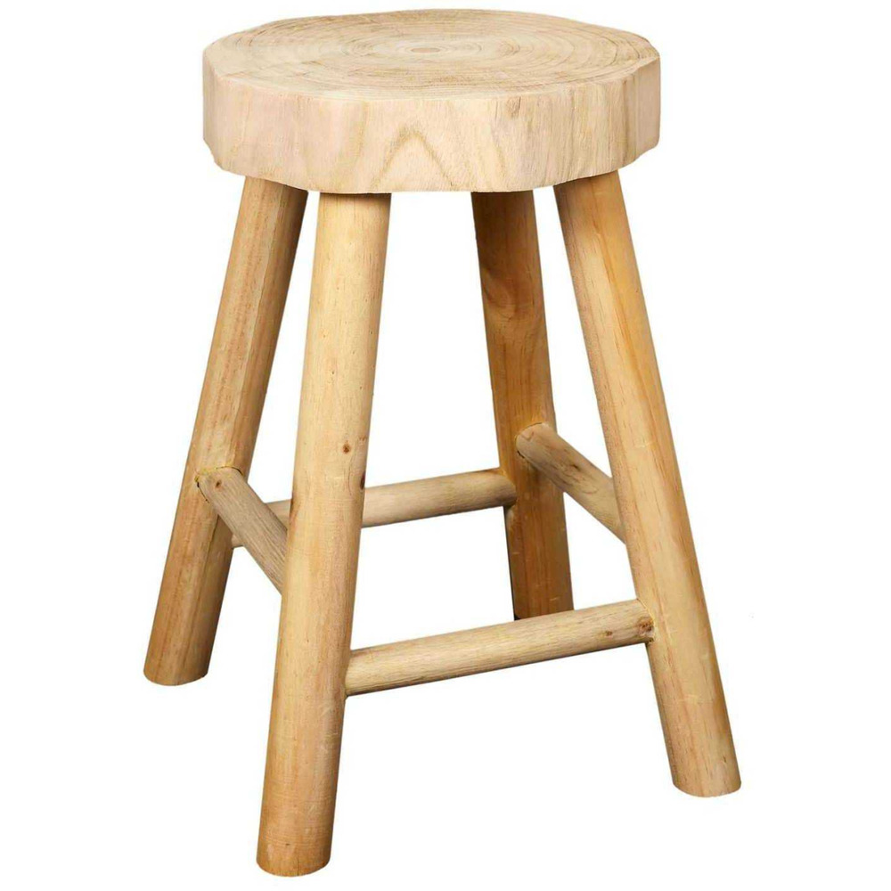 Tabouret en bois de paulownia harald