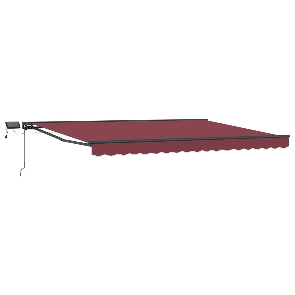 Cadre de store manuel avec leds 4,5 × 3 m