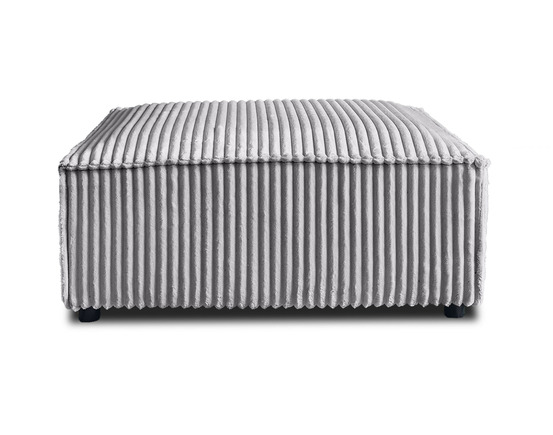 Stella - pouf - en velours côtelé grosses côtes