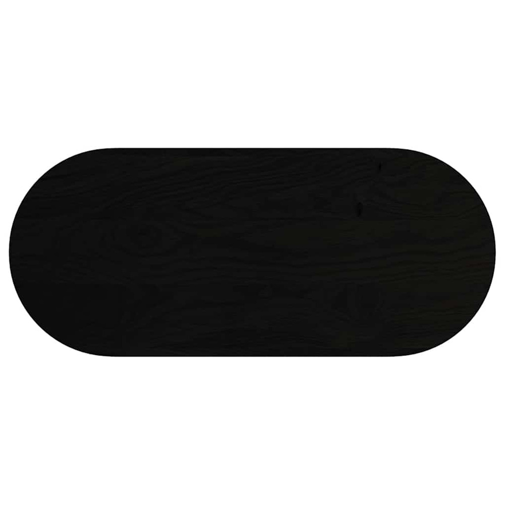 Dessus de table 140x60x2 cm bois de chêne massif ovale