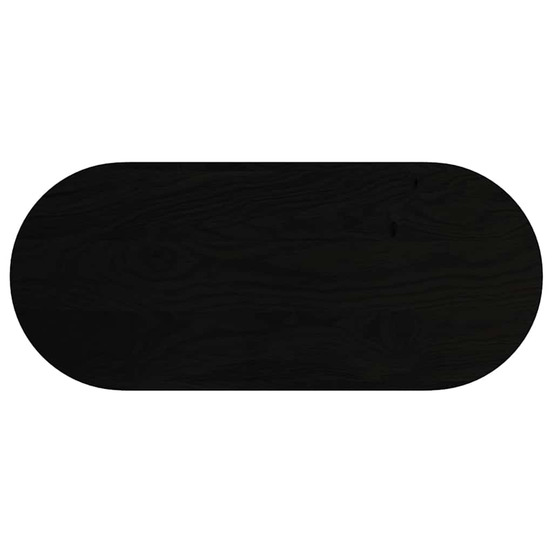 Dessus de table 140x60x2 cm bois de chêne massif ovale