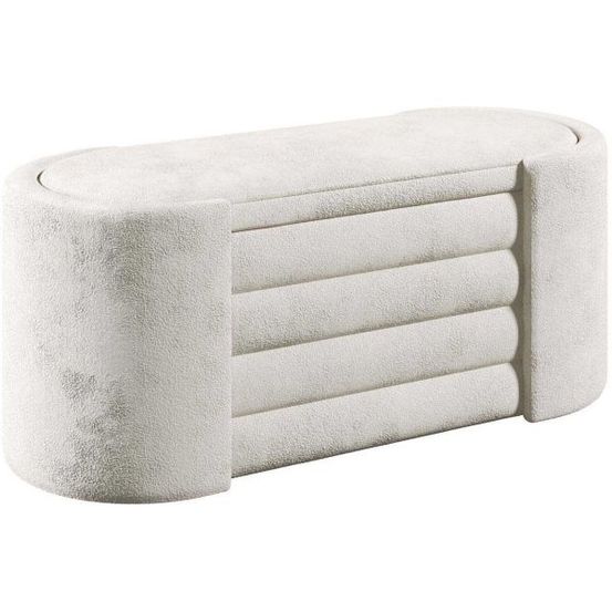 Pouf coffre de rangement rosa boxed