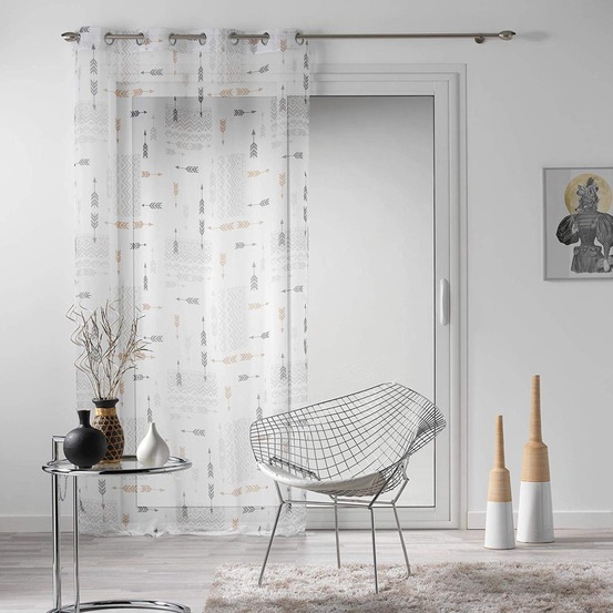 Panneau a oeillets voile boho