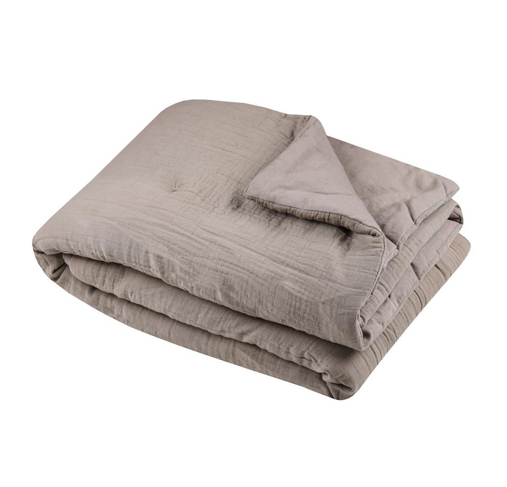 Plaid ou edredon en gaze de coton colors