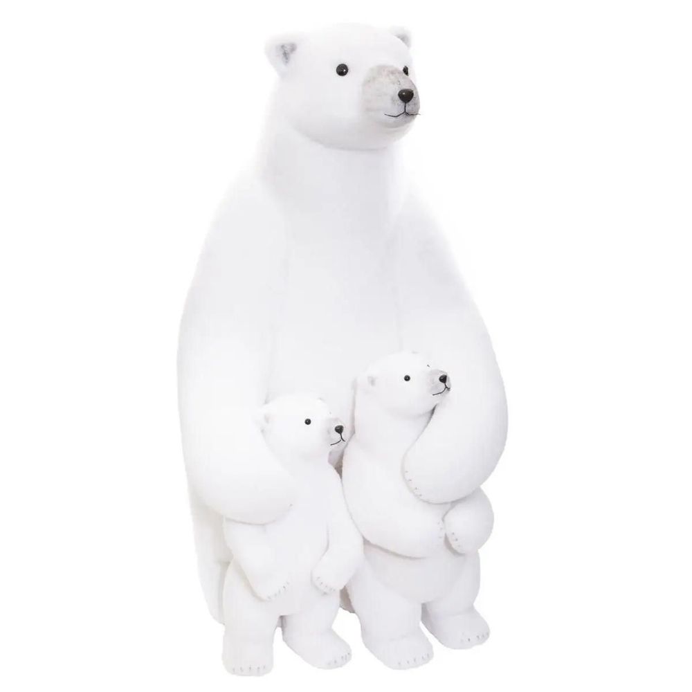 Ours géant & 2 bébés déco 