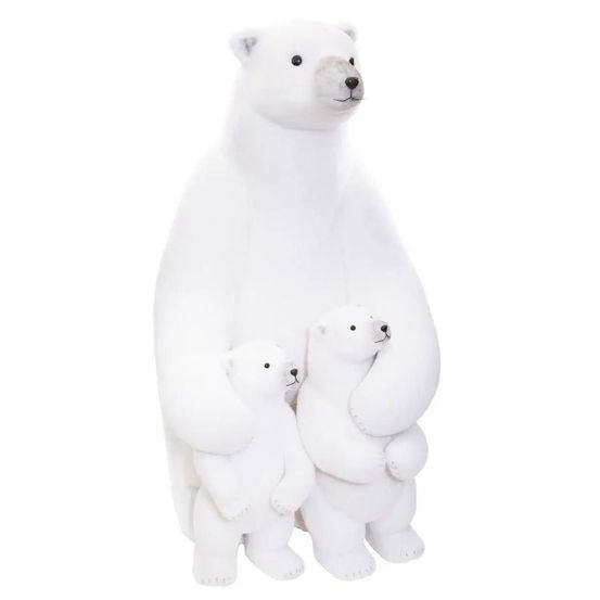 Ours géant & 2 bébés déco