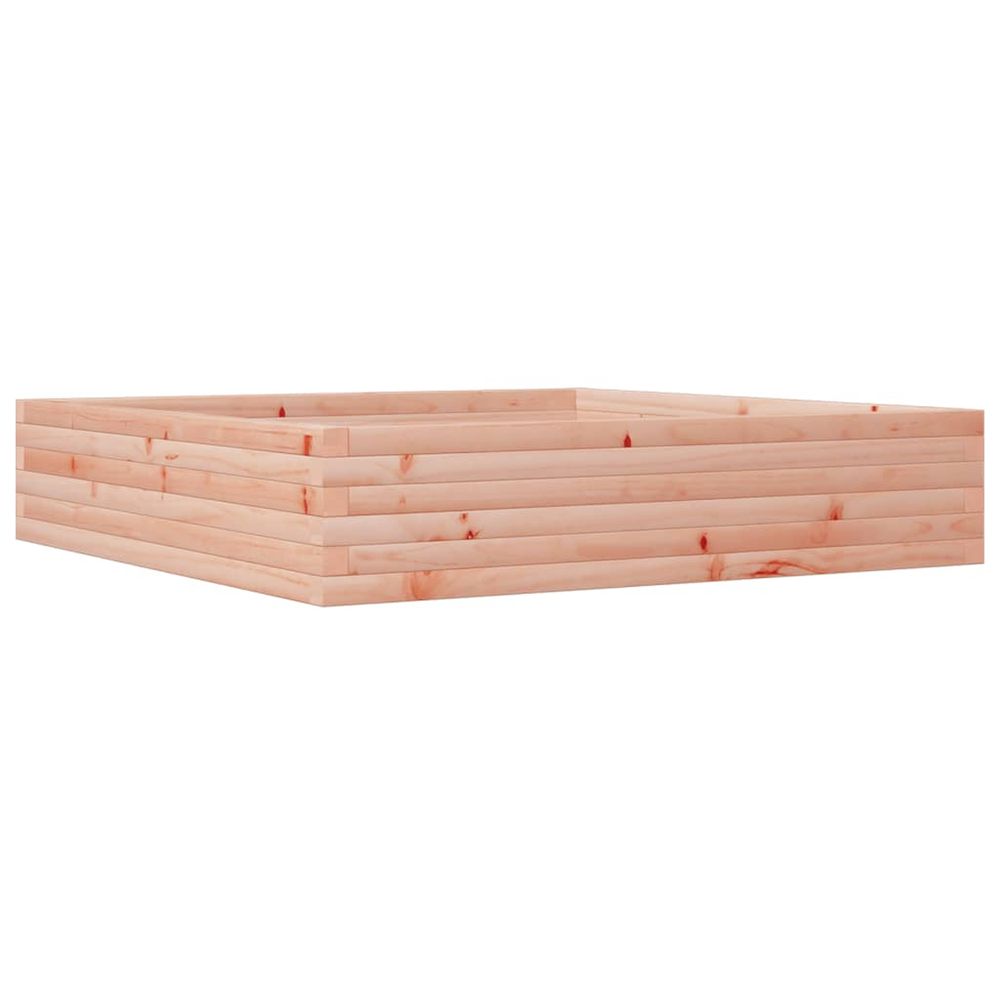 Jardinière d'extérieur 110x110x23 cm bois massif douglas