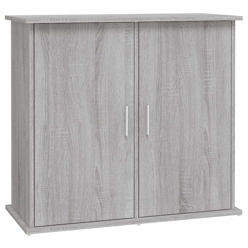 Support pour aquarium sonoma gris 81x36x73 cm bois d'ingénierie