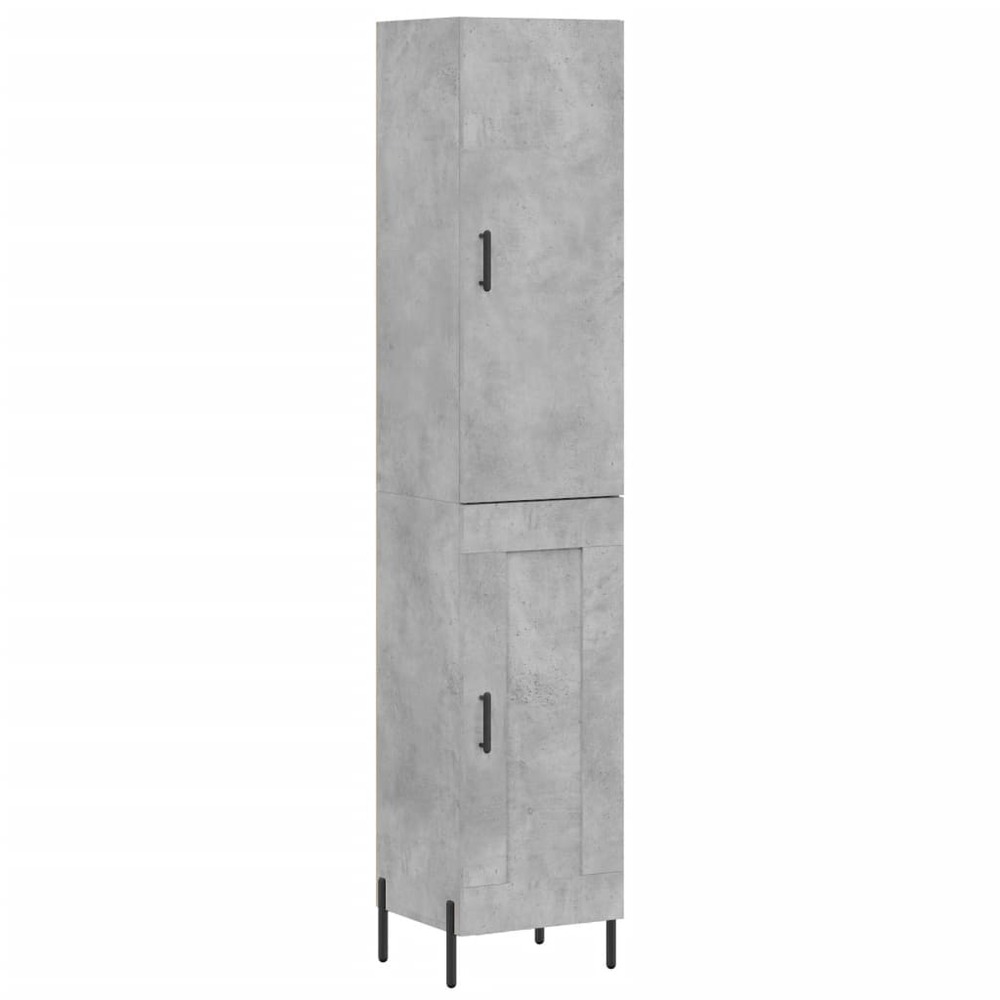 Buffet bahut commode armoire meuble de rangement organisateur cuisine salle de séjour salon haut 34,5 x 34 x 180 cm bois d'in