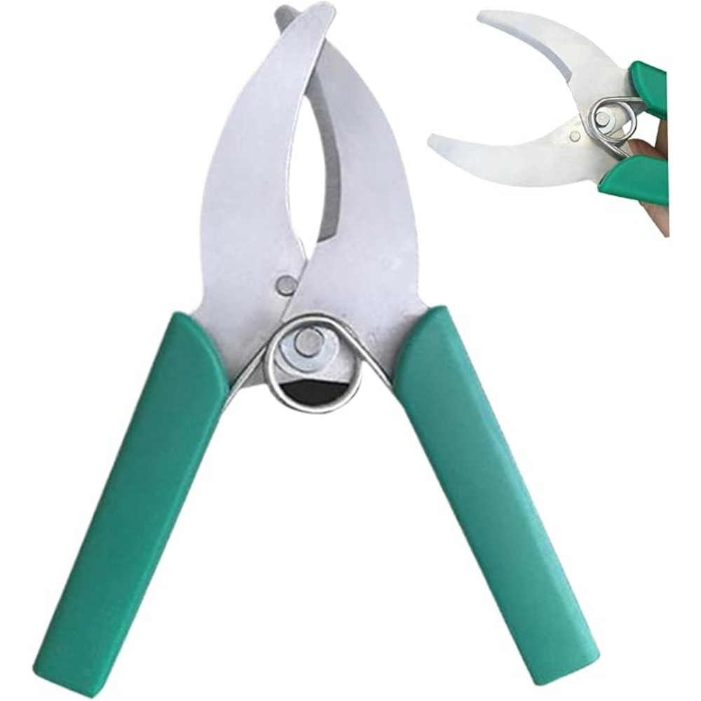 Jardin pelle sécateurs acier inoxydable anneau coupe uptoda