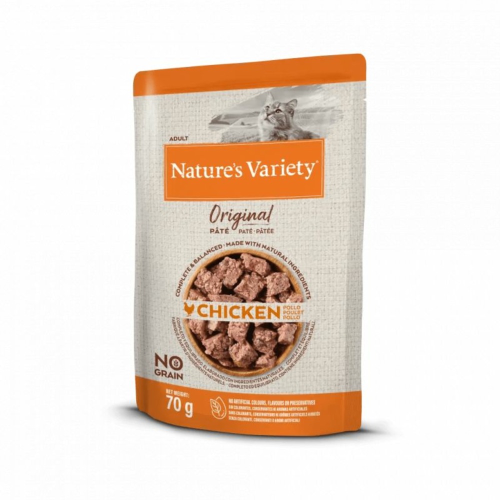 Patee chat - original poulet - nature's variety 70 g