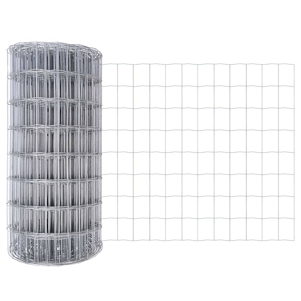 Clôture euro 0,8 x 10 m fer revêtu de pvc