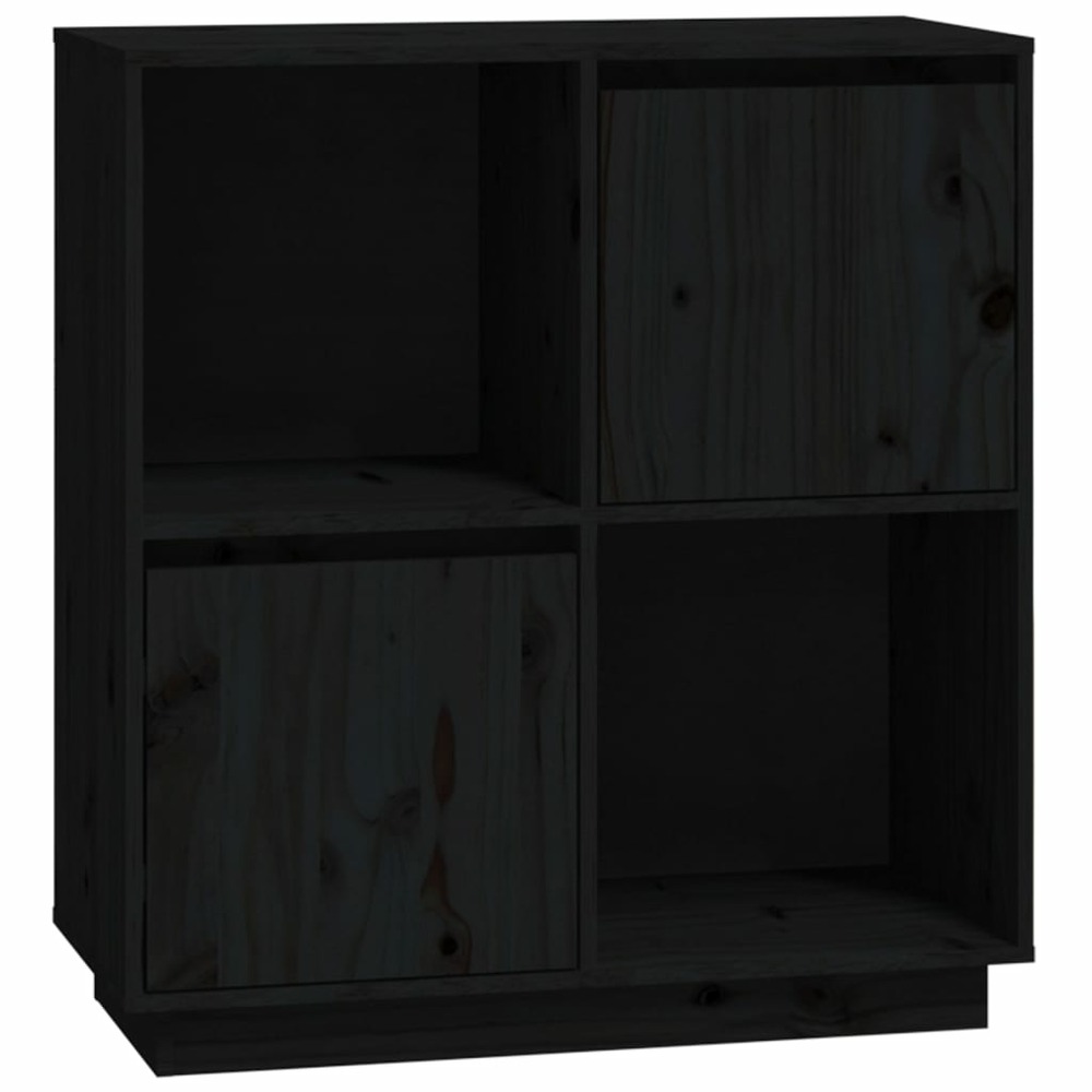 Buffet bahut commode armoire meuble de rangement organisateur cuisine salle de séjour salon 74 x 35 x 80 cm bois massif de pi